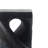 Modern Twist Shape Side Table With Wood-Like Texture Design For Indoor & Outdoor Use-1953895270