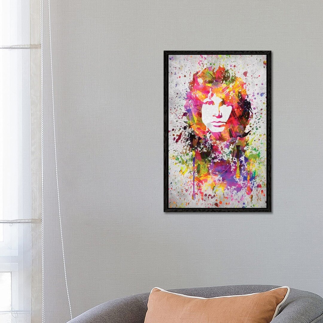 Leinwandbild - Grafikdruck „Jim Morrison” von Aged Pixel