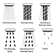6" Round Thin 5-Function Adjustable Spray Shower Head with 8" S-Shaped Wall Mount Arm