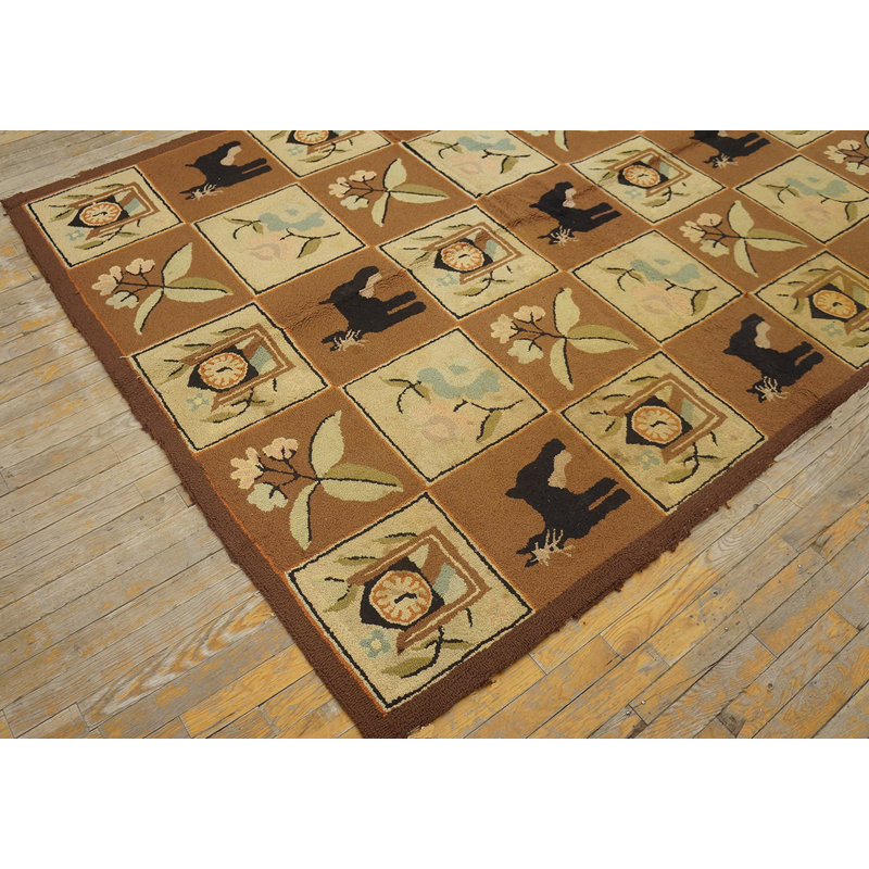 Hand Knotted Wool Area Rug