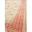 Tapis beige en laine rectangulaire rétro unique 5 pi 4 po x 9 pi Vintage 1900