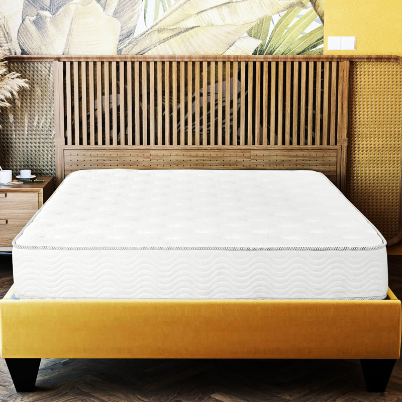 Matelas à ressorts ensachés Queen Size de 23 cm (9 po), mousse pour plus de confort, bord renforcé, facile à installer grâce à son système d'installation intégré, isolation thermique et phonique optimale, idéal pour la chambre à coucher.