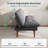 Serta 66'' Upholstered Tufted Convertible Futon Sofa Bed-231208401