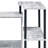 Levi Antique White & Black Finish Writing Desk (Not Including Office Chair)-1537831444