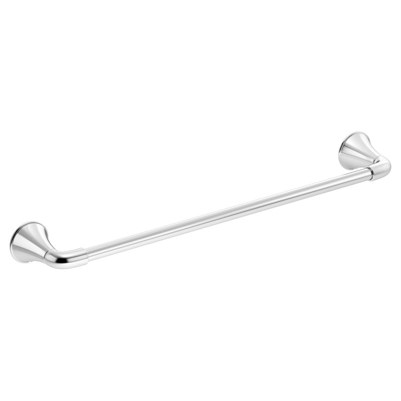Barre à serviettes murale 24 "avec quincaillerie Elm, Chrome