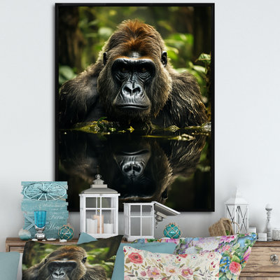 «Gorilla Serenity», photographie sur toile