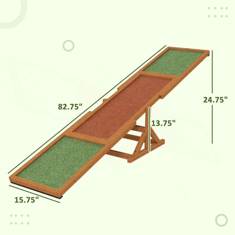 Balançoire en bois pour animaux de compagnie