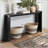 Thick Top Entryway Table with Reversible Curved Legs-1149318300