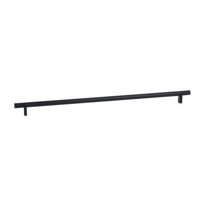 Poignée de meuble-bar Emtek Select 18 "C-C, tige de bar rectangulaire, barre moletée