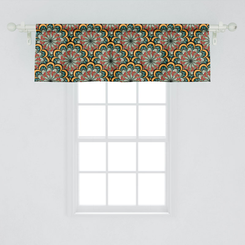 Ensemble de 2 cantonnières Ambesonne Paisley, L 54 po x L 18 po