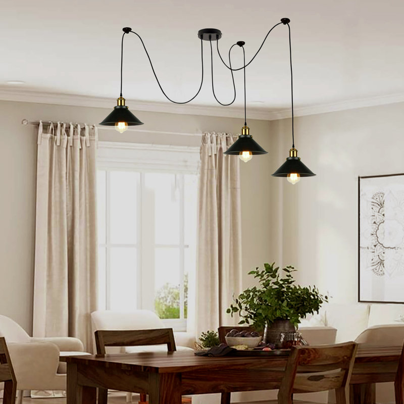Romo 3 - Light Cluster Pendant, Black