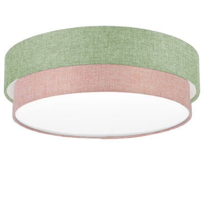 Avory Fabric Flush Mount
