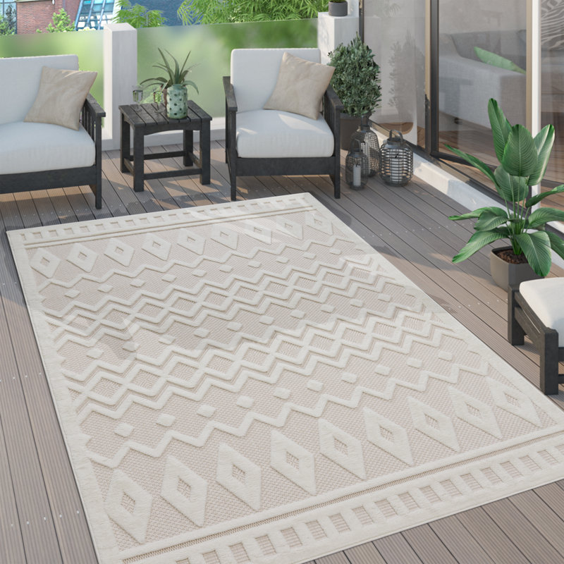 Margate Solid Colour Indoor / Outdoor Area Rug, Round 200cm