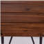 Table d'appoint en bois et métal Zion
