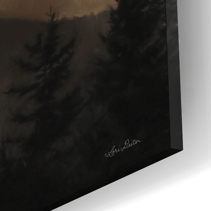 «Mountain Layers 2» par Lori Deiter, art mural en verre acrylique