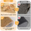 Tapis à griffer pour chat, tapis à griffer pour tapis mural grimpant de 6 pi x 16 po, protecteur de meuble pour canapé - brun