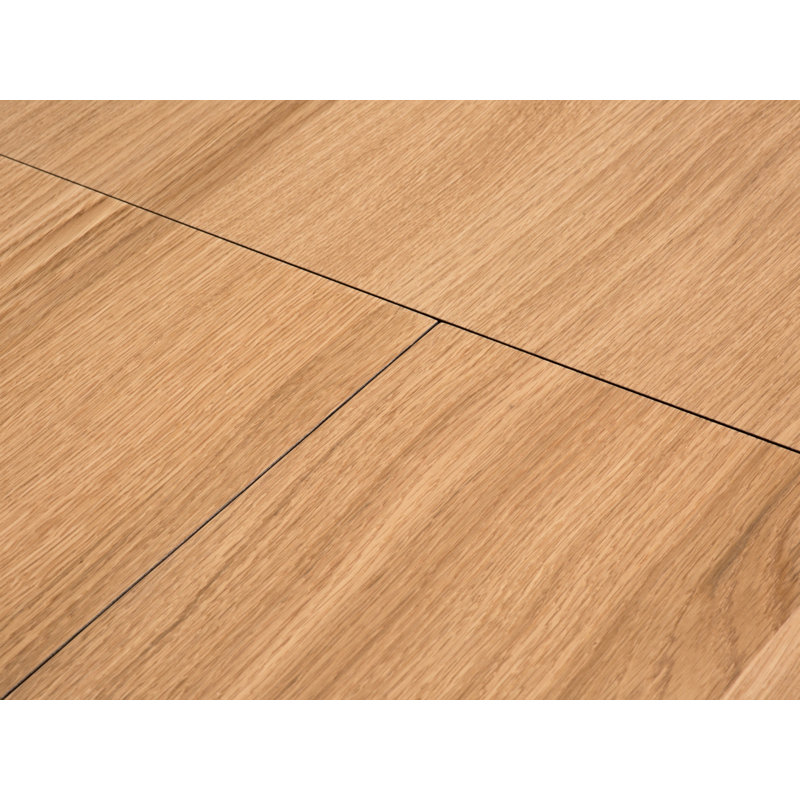 Collazo Extendable Solid Wood Base Dining Table, Natural, H74 x L160 x W90cm