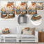 «Brown Winter Nursery Wonderland Bears II», art mural en métal pour ours en peluche-33577686