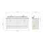 Magnolia Bath Vanity Oval Basin S073DCWOV-669522067