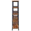 Timeless Elegance - Griselda - Bibliothèque double à 4 tablettes 63 pouces Gris Drift-363224541