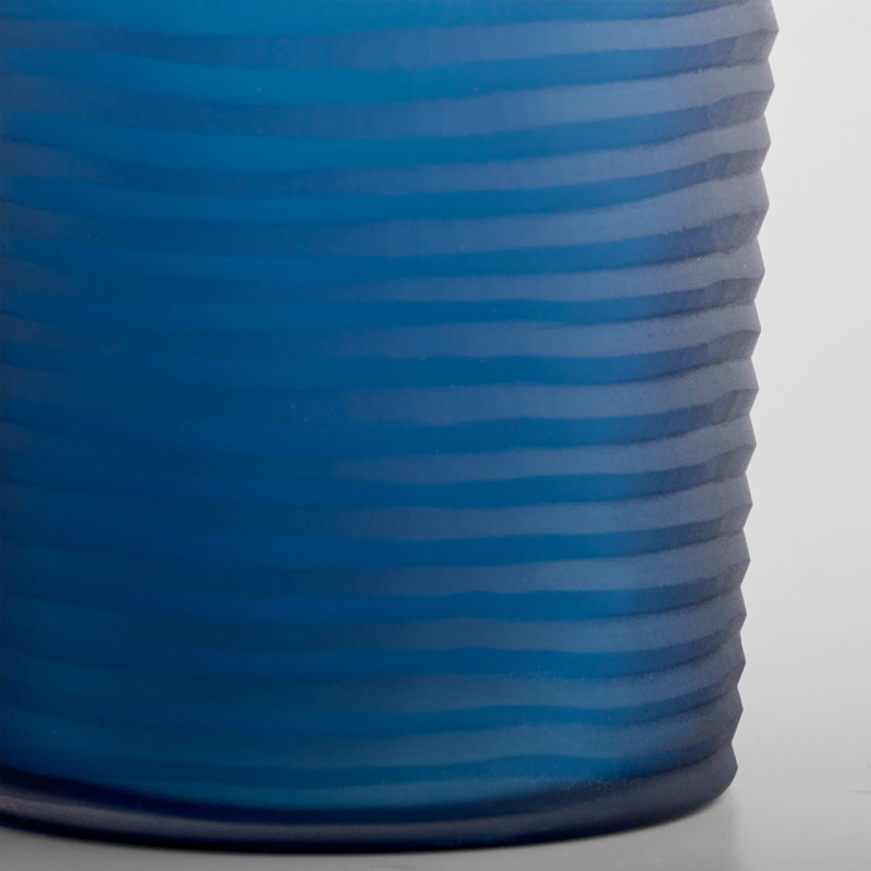 Manarola Handmade Glass Table Vase, 19.75" H x 8.75" W x 6.25" D