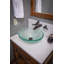 Lavabo de salle de bain vasque circulaire en verre Swirls
