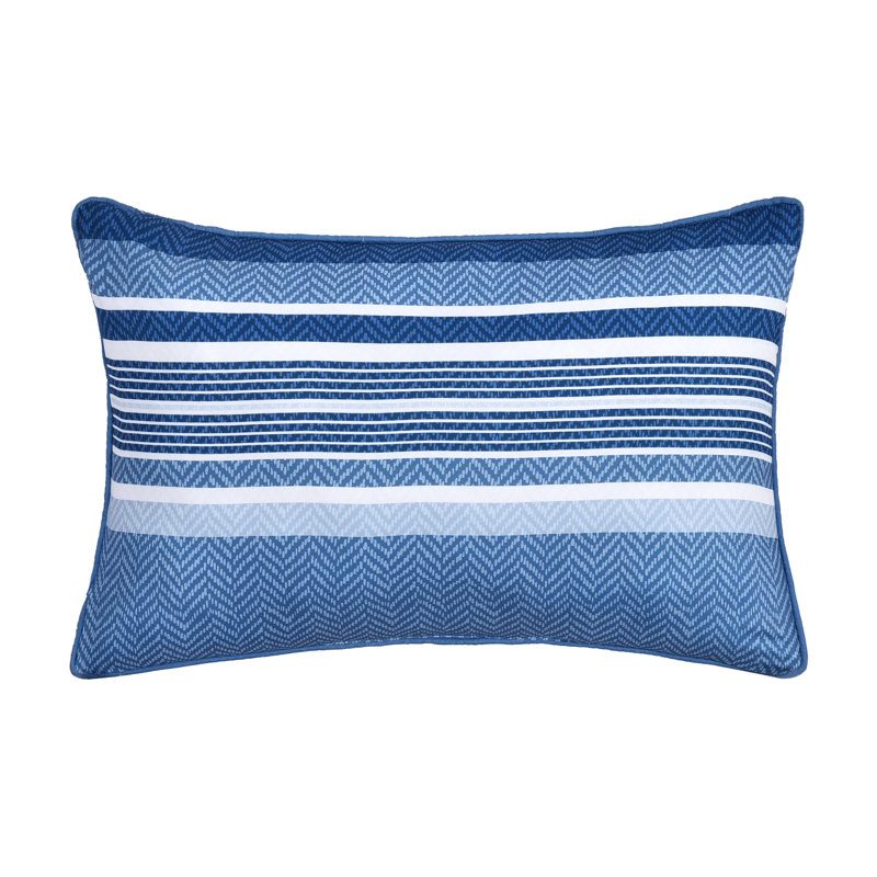Coussin décoratif Carson Boudoir - bleu