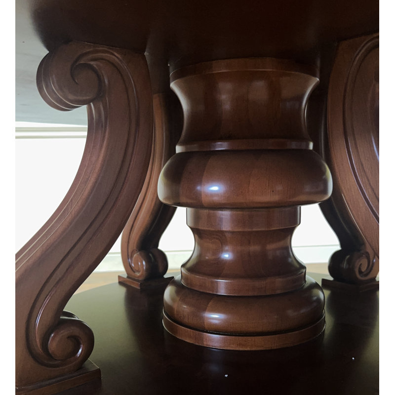  Round Mahogany Dining Table Seats 10-12 People