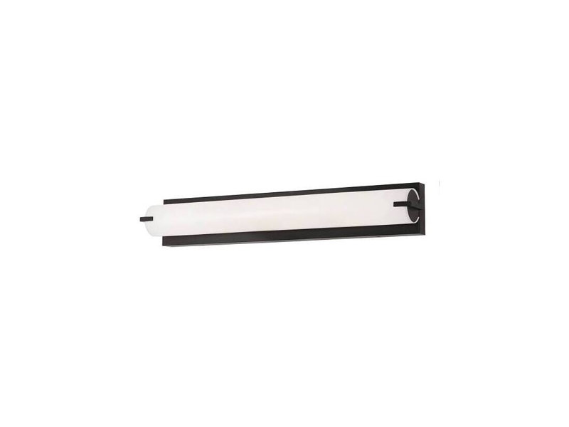 AFX AXLV2404LAJUDBK Axel Applique murale DEL 25 po Noir, 27/30/35/40/50 K, Black