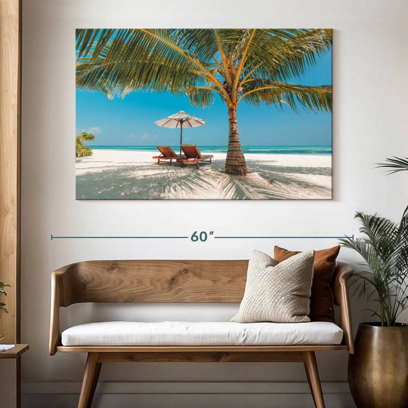 Gillard Calm Sandy Beach, H 34 po x l 51 po