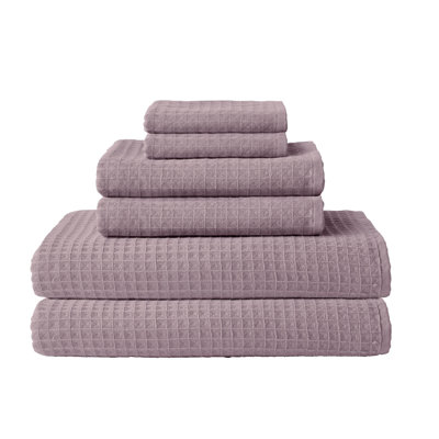 Waffle Twist Cotton Bath Towel