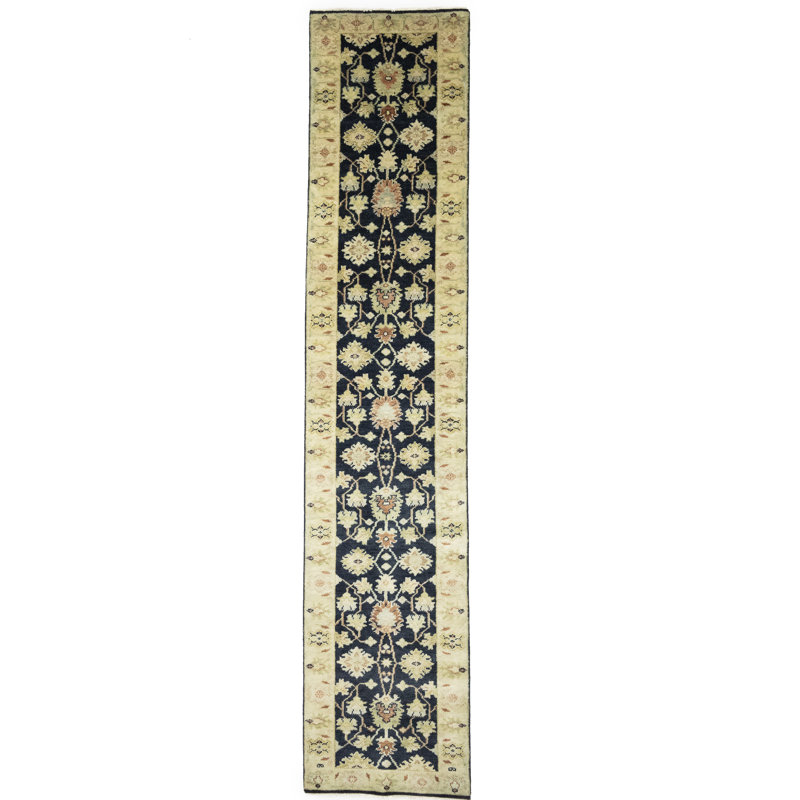 Tapis rectangulaire en laine 2 pi 6 po x 12 pi Kedzior
