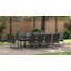 Metal Top Dining Table
