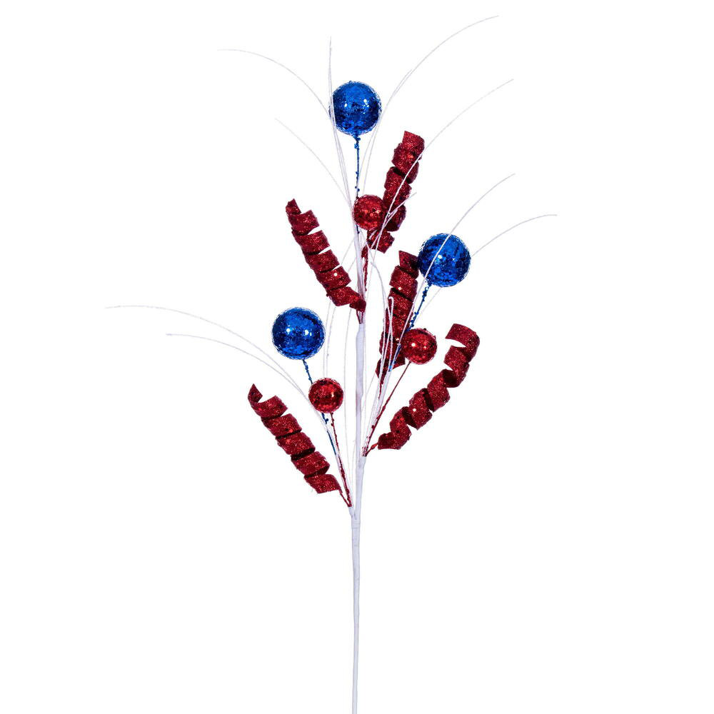 Primrue 23" Artificial Curly Spray. Includes 4 pieces per bag. (Set of 4) Primrue Flowers/Leaves 