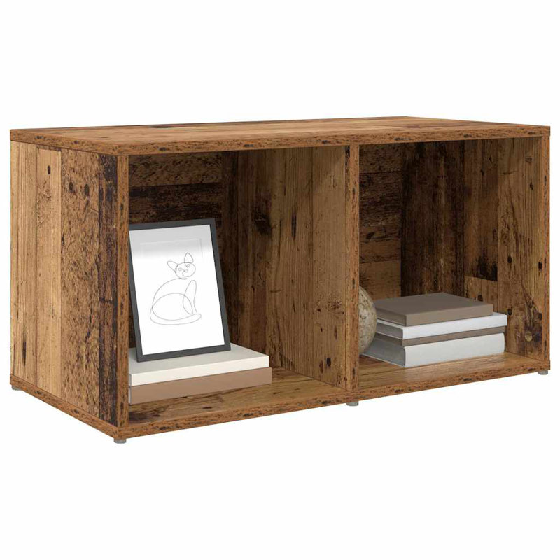 TV Cabinet Engineered Wood, Old Wood, 37cm H x 72cm L x 35cm W