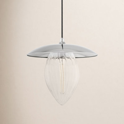 Single Light Glass Dimmable Pendant
