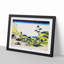 Lower Meguro by Katsushika Hokusai - Framed Print-55577494-55577496