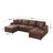 Steljana Faux Leather U-Shaped Sectional Symmetrical-1905570094