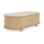 Smart Storage MDF Design ovale pour l'élégance du salon