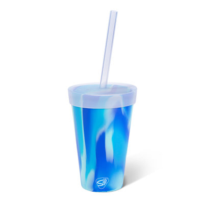 Silipint Silicone 16 oz Straw Tumbler