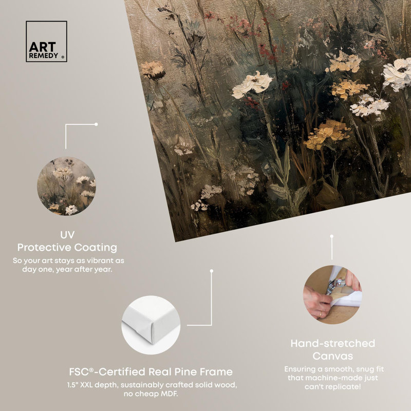 «Memory of a Place II Farmhouse», reproduction d'art sur toile par Art Remedy, H 36 po x l 30 po, Toile tendue avec châssis