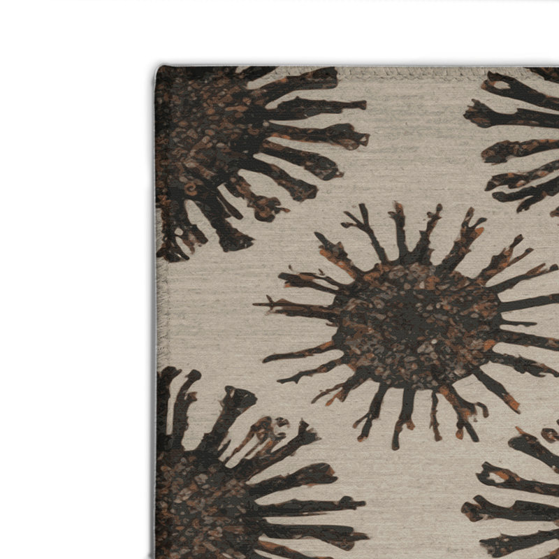 Tapis beige d'intérieur et d'extérieur Nature, Rectangulaire 2 pi x 3 pi