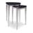 Reuleaux Solid Wood Top Nesting Tables