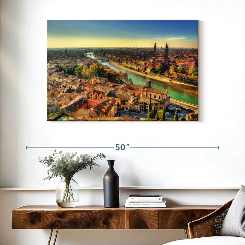 Paysage urbain Sirpi Verona, H 26 po x l 39 po