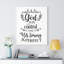 God Is In - Wrapped Canvas Print-1827414637