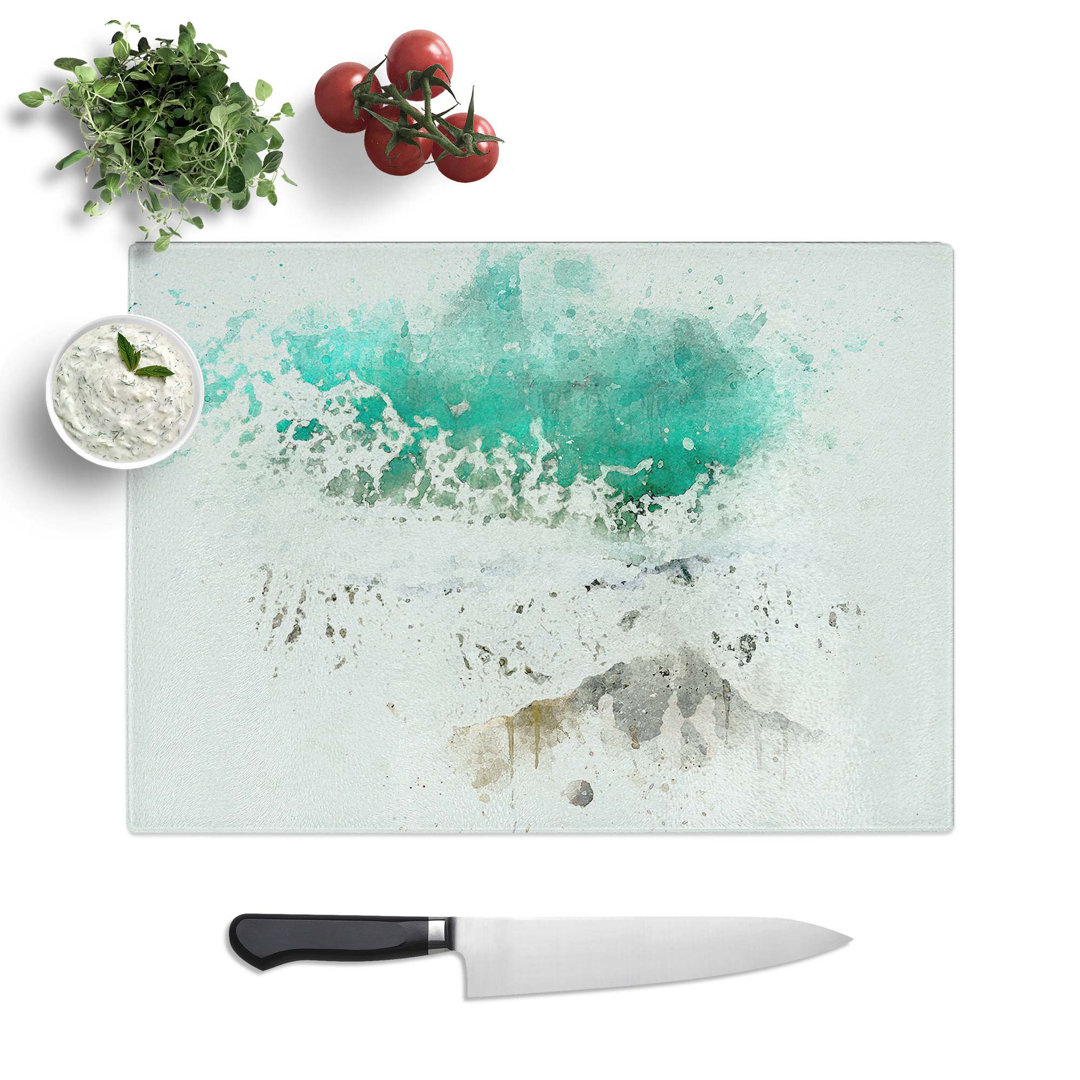 Tempered Glass Ocean Dreams Chopping Board