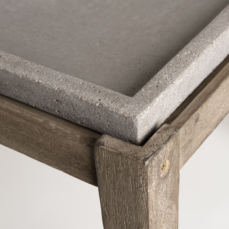 Mireya Square Acacia Outdoor Side Table , 53.5cm cm W 53.5cm cm D