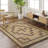 Edelia Southwestern Handmade Flatweave Jute Area Rug in Light Brown/Brown-1435017374