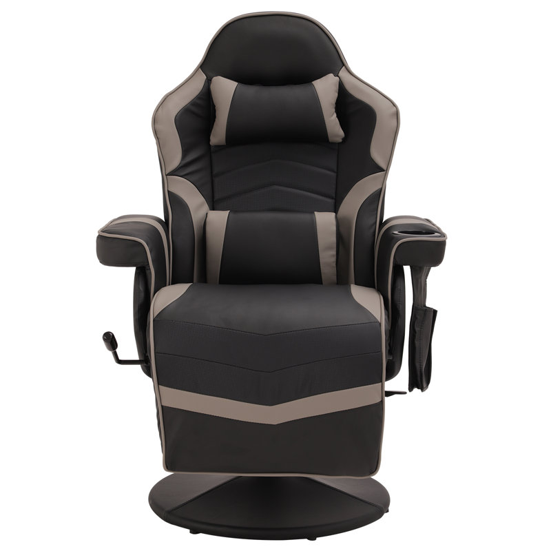 Fauteuil inclinable et inclinable en similicuir Inbox, gris