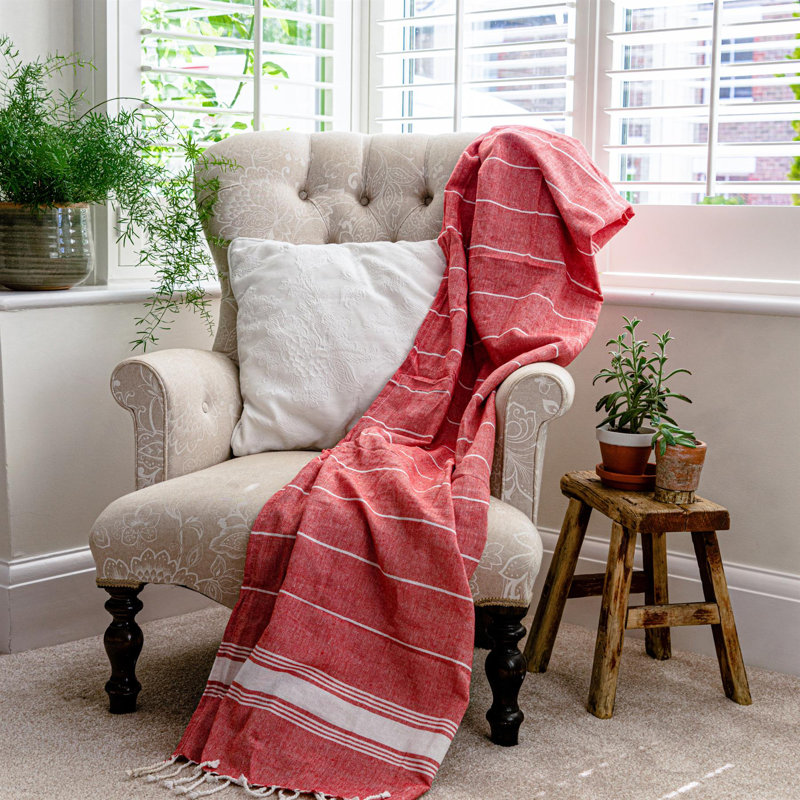 100% Cotton Bath Towel, Red